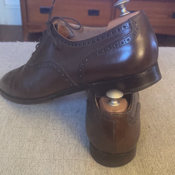 Crockett & Jones Westfield Dark Brown Calf Leather Men’s Dress Shoes Size 12.5 main image 4